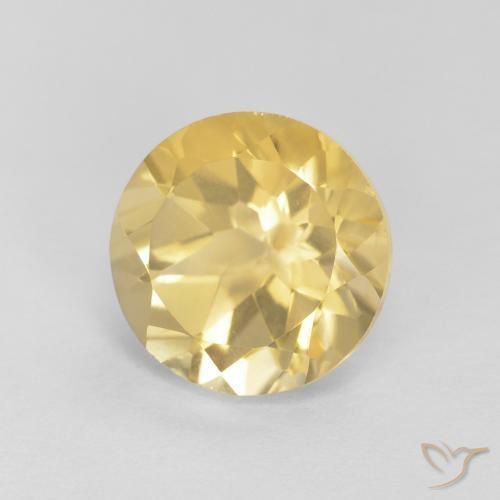Citrino Luz Dourada Natural 1.86ct, Redondo, VVS