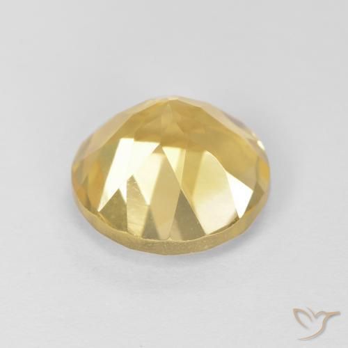 Citrino Luz Dourada Natural 1.99ct, Redondo, VVS