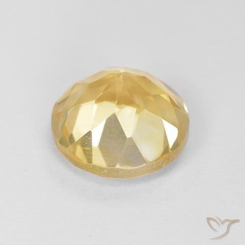 Citrino Luz Dourada Natural 1.96ct, Redondo, VVS