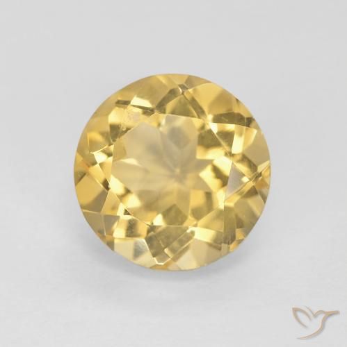 1.81ct Natural Dourado Citrino, Redondo, VVS