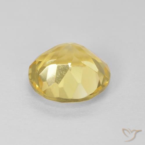 Citrino Amarelo Toscana Natural 1.67ct, Redondo, VVS