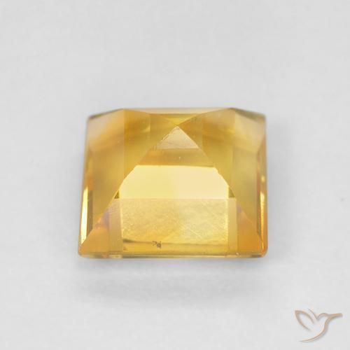 Citrino ouro médio Natural 0.94ct, Quadrado, VS