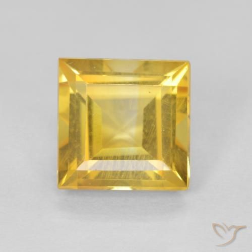 1.02ct Natural Dourado Citrino, Quadrado, VS