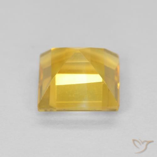 Citrino Dourado Natural 1.02ct, Quadrado, VS