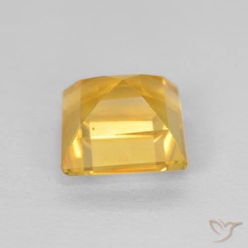 Citrino Dourado Natural 1.02ct, Quadrado, VVS-VS