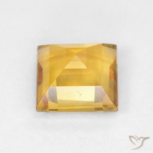 Citrino Dourado Natural 1.05ct, Quadrado, VVS-VS