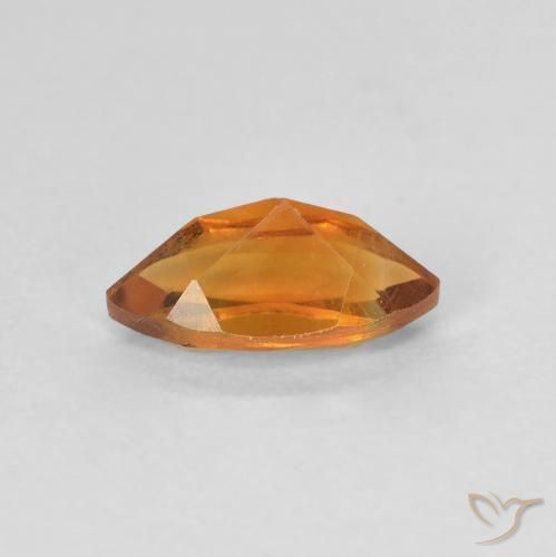 Citrino Laranja Profundo Natural 0.66ct, Marquesa, VVS-VS