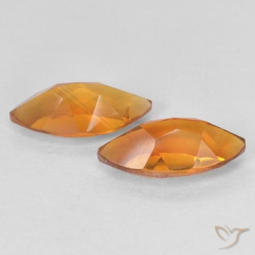 Pedras preciosas de Citrino Laranja Profundo natural de 1.05 ct, Marquesa, VS