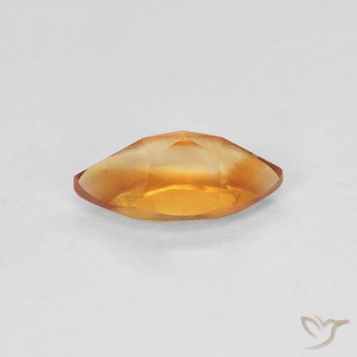 Citrino Laranja Profundo Natural 0.59ct, Marquesa, VS
