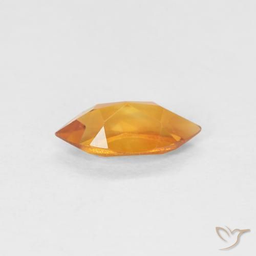 Citrino Laranja Médio Natural 0.51ct, Marquesa, VVS