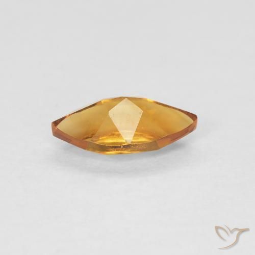 Citrino laranja marrom Natural 0.57ct, Marquesa, VVS