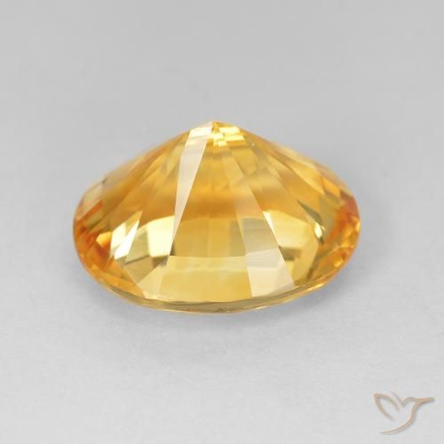 Citrino Medium Dark-Golden Natural 4.50ct, oval, VVS