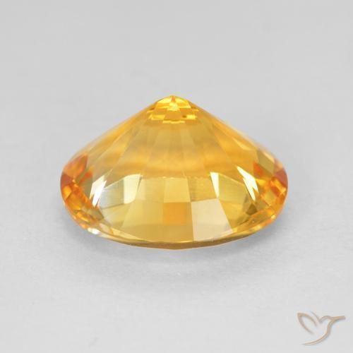 Citrino Dourado médio Natural 4.46ct, oval, VVS