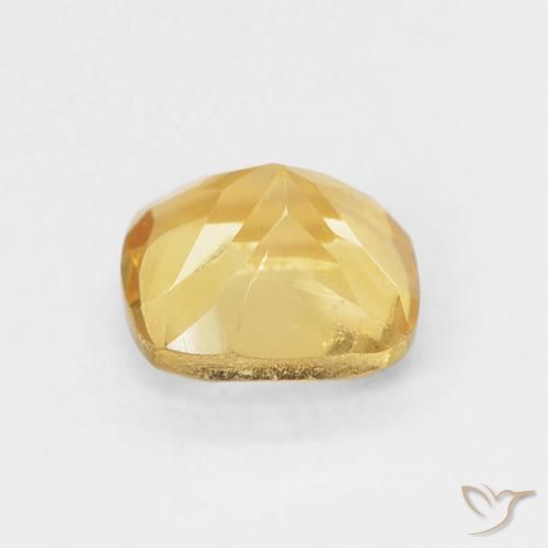 Citrino Luz Dourada Natural 0.53ct, Almofada, VS