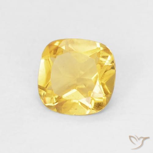 Citrino Amarelo Toscana Natural 0.39ct, Almofada, VVS