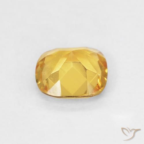 Citrino Amarelo Toscana Natural 0.39ct, Almofada, VVS