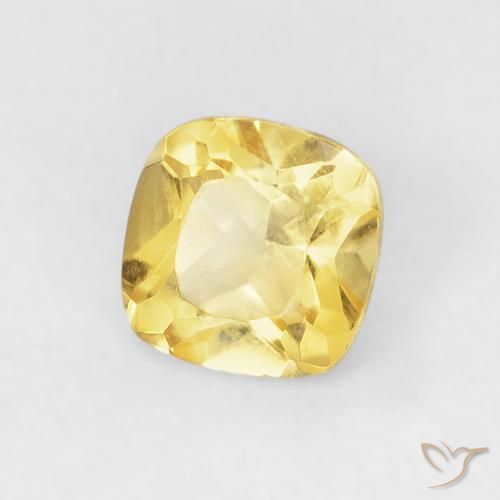 Citrino Amarelo Toscana Natural 0.49ct, Almofada, VVS