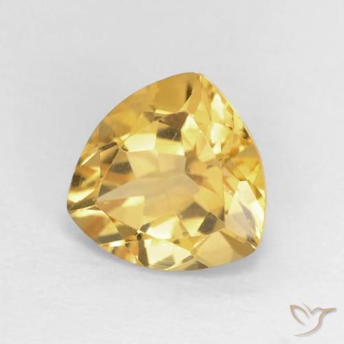 Citrino Top Ouro Natural 1.58ct, Trilhão, VVS-VS