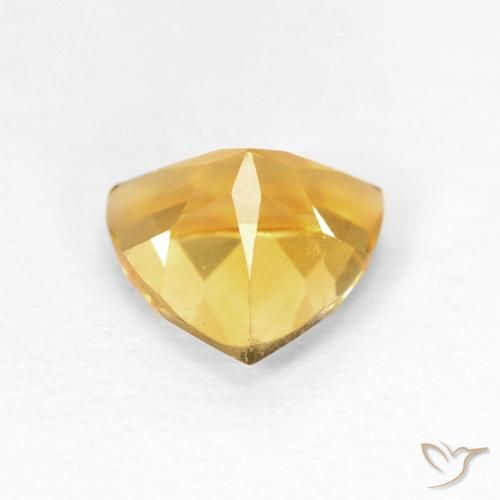 Citrino ouro médio Natural 1.11ct, Trilhão, VS