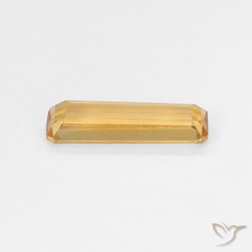 Citrino Laranja-Ouro Natural 1.12ct, Corte Octógono / Esmeralda, VVS-VS
