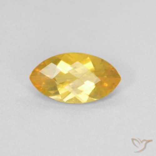 0.88ct Natural Dourado Citrino, Marquesa, VS