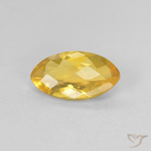 0.84ct Natural Dourado Citrino, Marquesa, VS