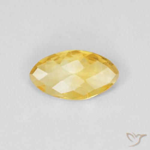 0.62ct Natural Dourado Citrino, Marquesa, VS