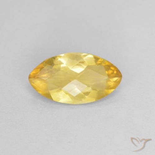 0.84ct Natural Dourado Citrino, Marquesa, VS