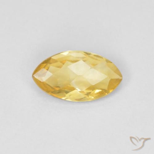 0.73ct Natural Dourado Citrino, Marquesa, VS