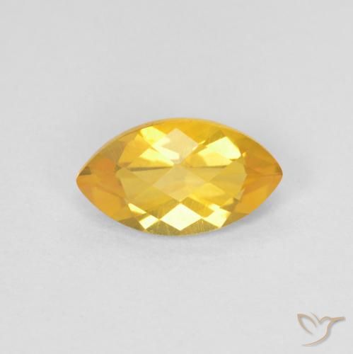 0.91ct Natural ouro brilhante Citrino, Marquesa, VS