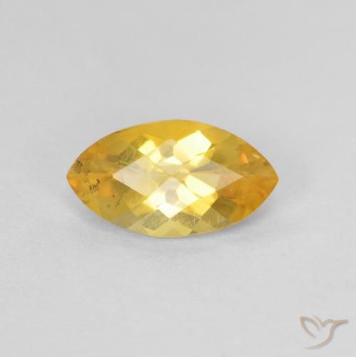 0.90ct Natural Dourado médio Citrino, Marquesa, VS