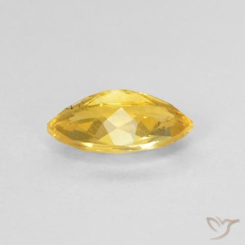 Citrino Dourado médio Natural 0.90ct, Marquesa, VS