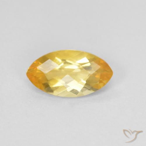 0.87ct Natural Dourado Citrino, Marquesa, VS