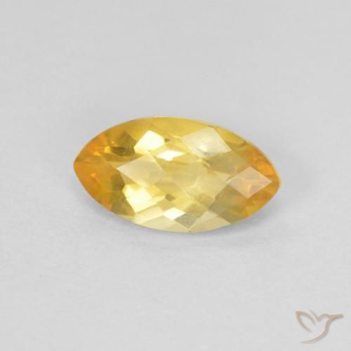 Citrino Dourado Natural 0.87ct, Marquesa, VS