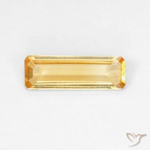 1.03ct Natural Top Ouro Citrino, Corte Esmeralda, VVS-VS