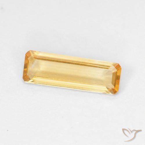 Citrino Top Ouro Natural 1.03ct, Corte Octógono / Esmeralda, VVS-VS