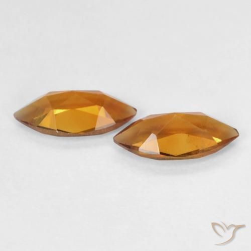Pedras preciosas de Citrino Laranja Médio natural de 0.93 ct, Marquesa, VS