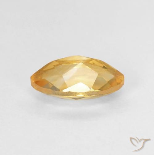 Citrino Laranja Dourada Natural 1.04ct, Marquesa, VVS-VS