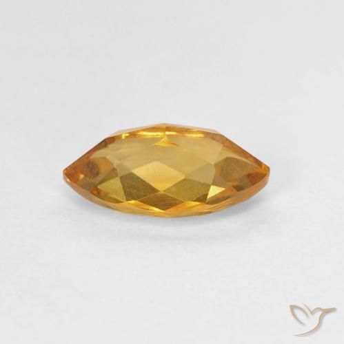 Citrino Laranja-Ouro Natural 0.95ct, Marquesa, VVS-VS