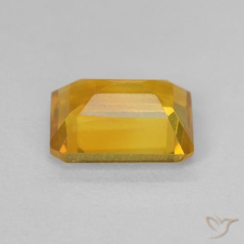 Citrino Dourado Escuro Natural 1.40ct, Corte Octógono / Esmeralda, VVS