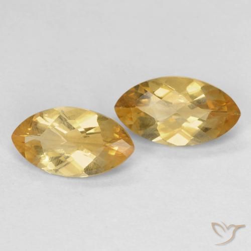Pedras preciosas de Citrino Laranja Dourada natural de 1.70 ct, Marquesa, VS