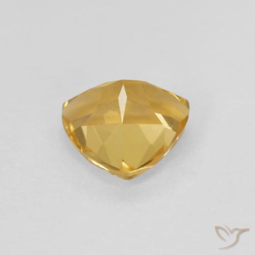 Citrino Dourado Natural 0.88ct, Trilhão, VVS-VS