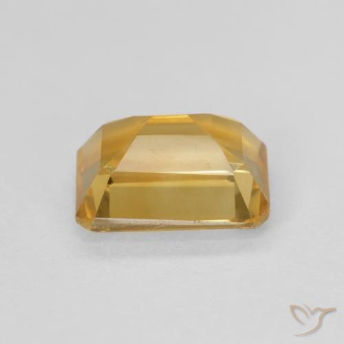 Citrino Dourado Natural 1.42ct, Corte Octógono / Esmeralda, VVS-VS