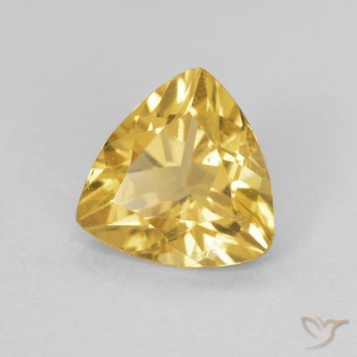 Citrino Dourado Natural 1.04ct, Trilhão, VVS-VS