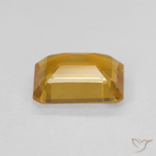 Citrino Dourado Natural 1.41ct, Corte Octógono / Esmeralda, VVS-VS