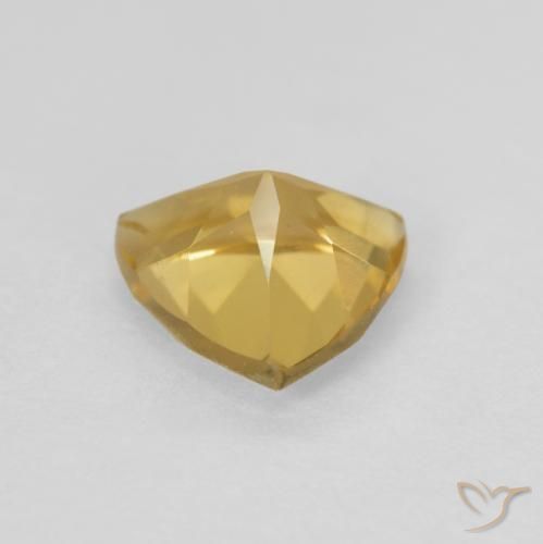 Citrino Dourado Natural 0.96ct, Trilhão, VVS-VS