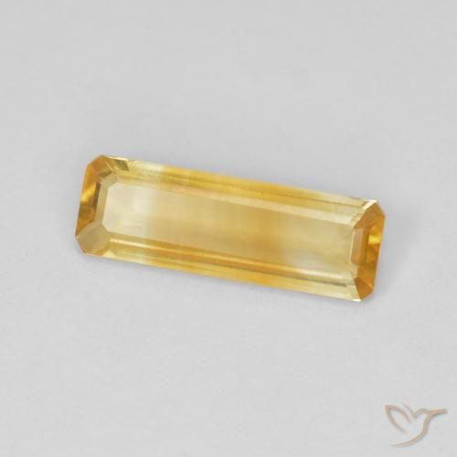 Citrino Dourado Natural 0.98ct, Corte Octógono / Esmeralda, VVS-VS