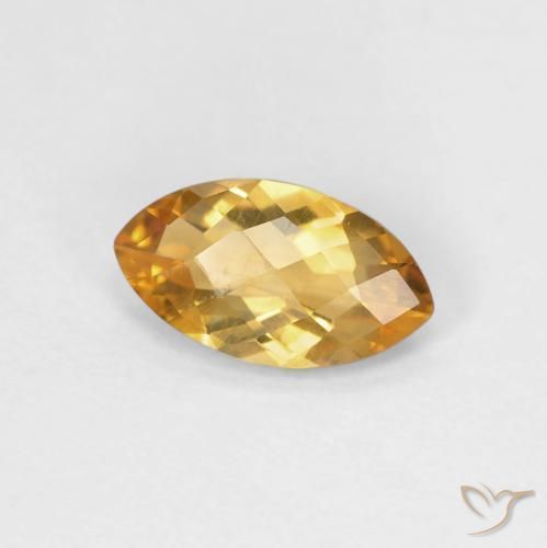 Citrino Medium Light-Golden Natural 0.78ct, Marquesa, VVS-VS
