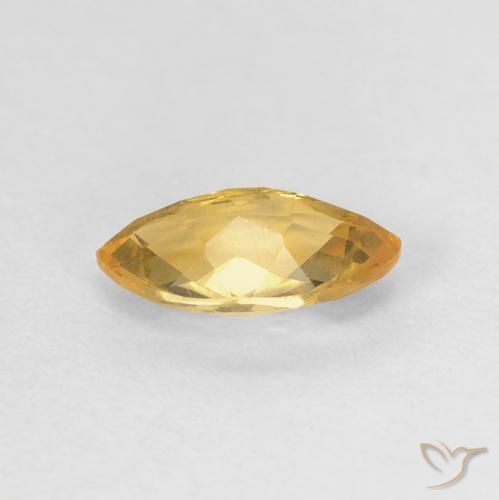 Citrino Medium Light-Golden Natural 0.90ct, Marquesa, VVS-VS