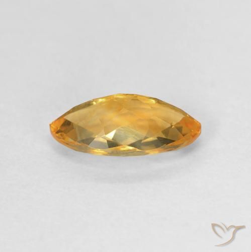 Citrino Medium Light-Golden Natural 0.89ct, Marquesa, VVS-VS